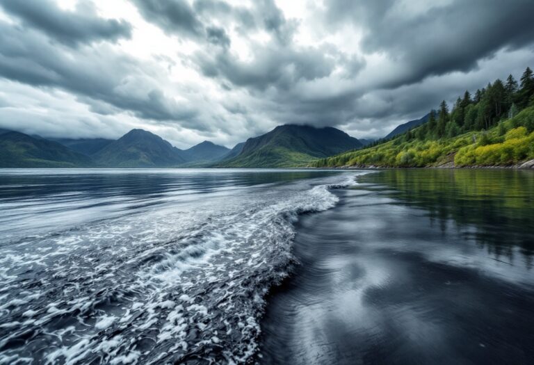 Autobus precipitato nel lago Hadsel in Norvegia