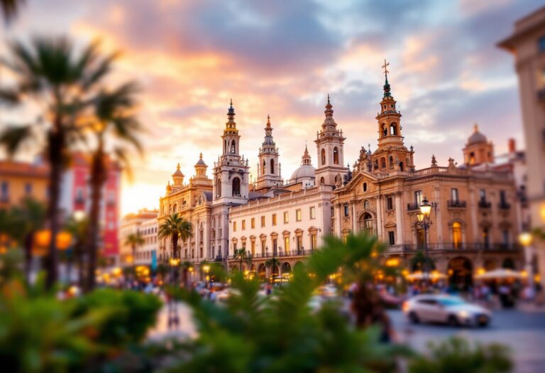 Vista panoramica de Valencia, España, con su arquitectura única