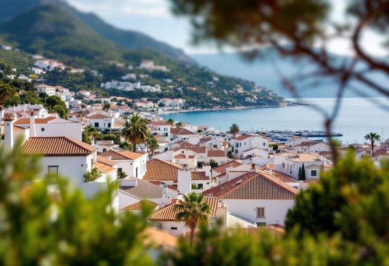 Vista panoramica di Altea, provincia di Alicante