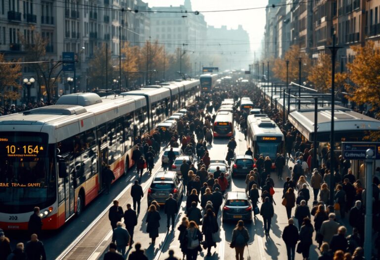 Concepto de billete único para transporte público en España