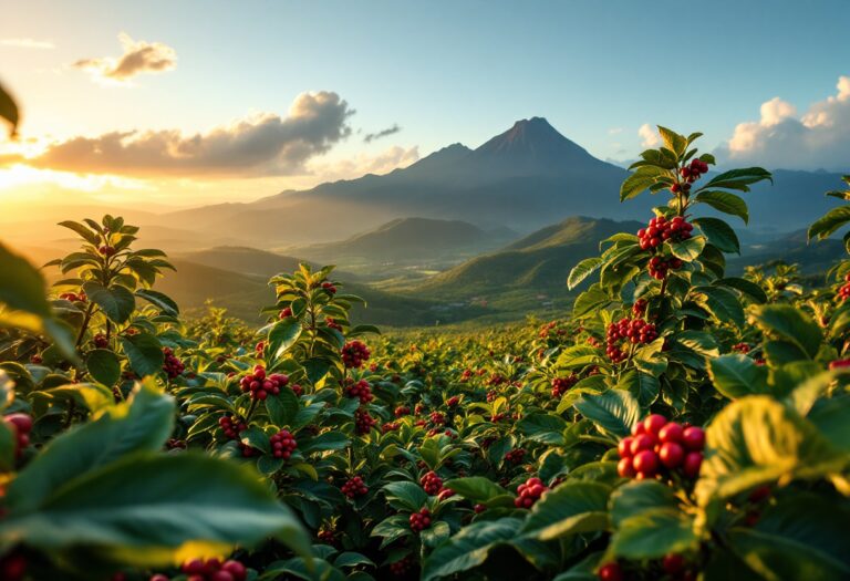 Efectos del cambio climático en cultivos de café