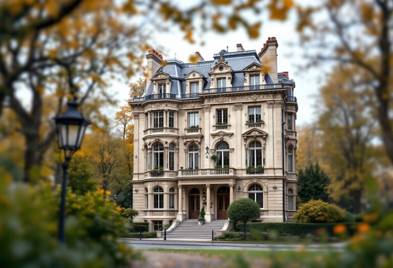 Imagen del palacete de París en medio de un conflicto político