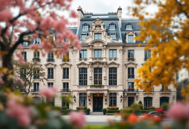 Immagine del palacete conteso tra PNV e Vox a Parigi