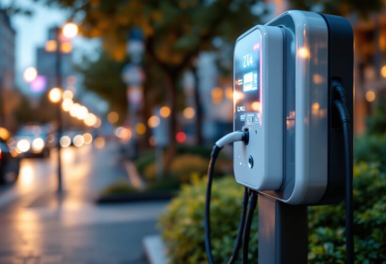 Estación de carga para vehículos eléctricos en España