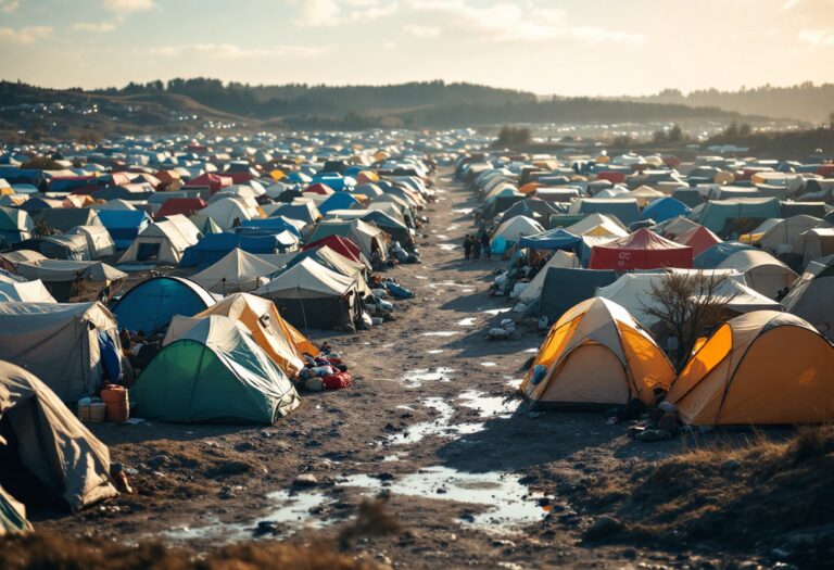 Gráfico que muestra el impacto de la crisis de refugiados en Europa