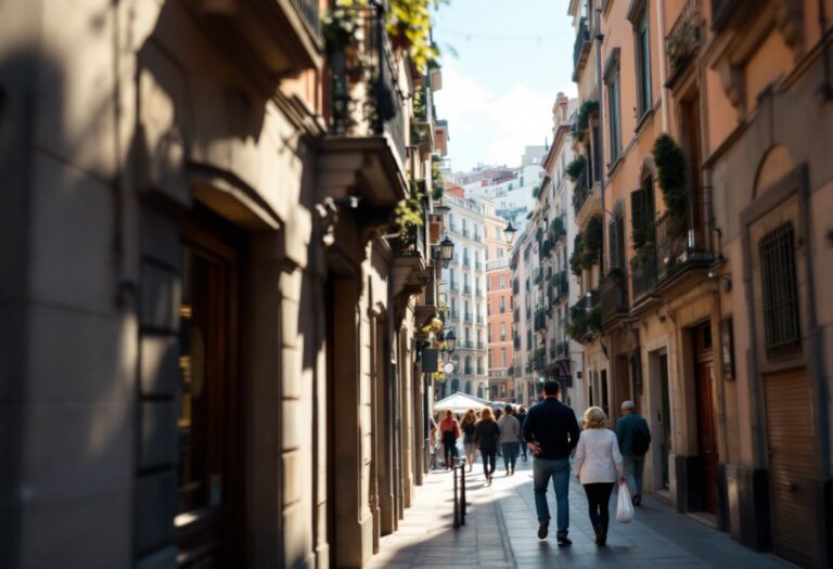 Immagine che illustra la crisi degli affitti a Barcellona