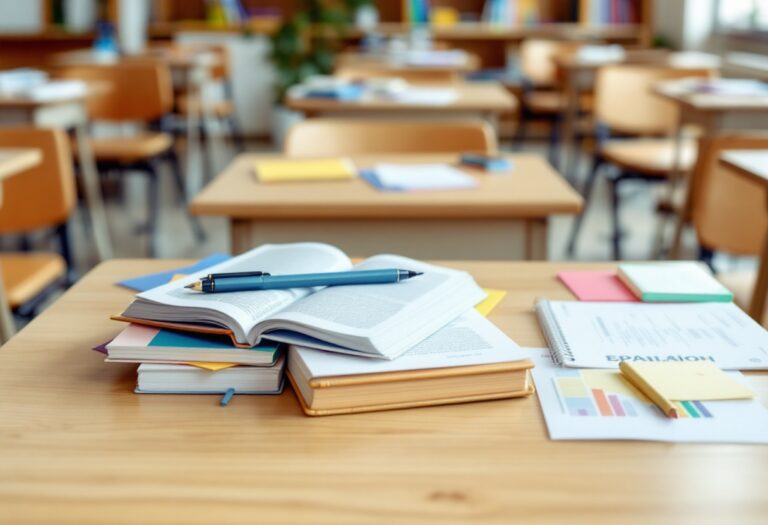 Estudiantes aprendiendo español en clase