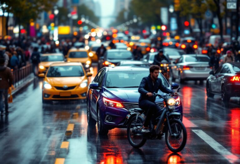 Hormigas che lavorano insieme per risolvere problemi urbani