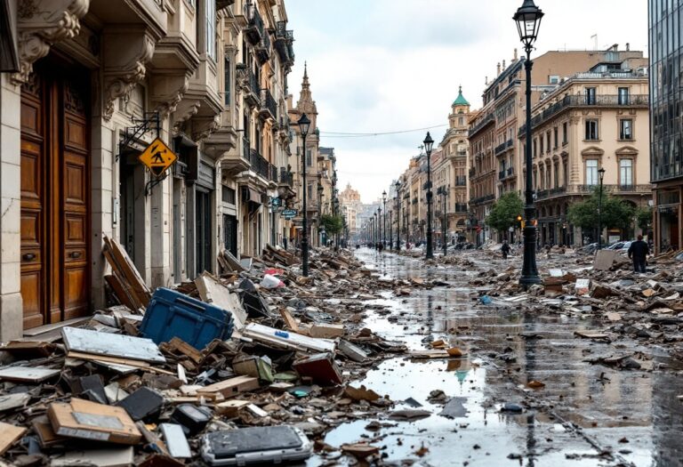 Immagine che illustra le perdite economiche a Valencia
