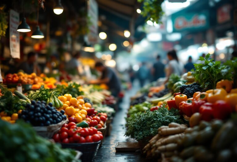 Grafico che mostra la moderazione dell'inflazione nei prezzi alimentari