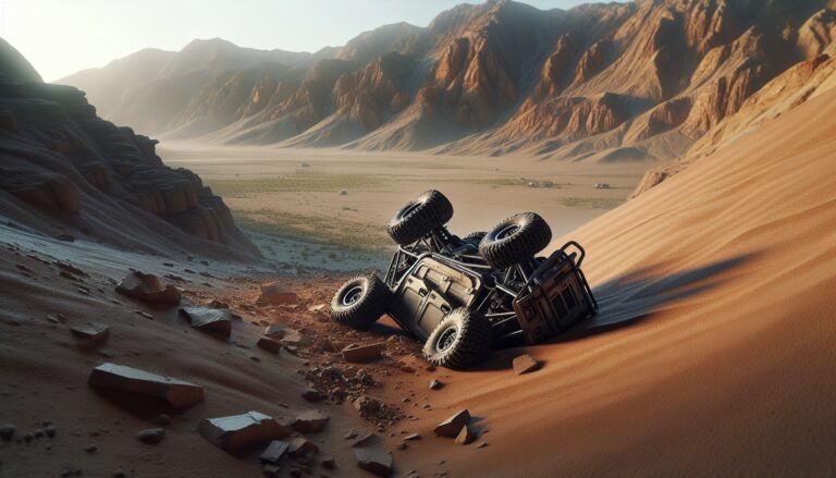 Ford Raptor di Carlos Sainz dopo l'incidente al Dakar 2023
