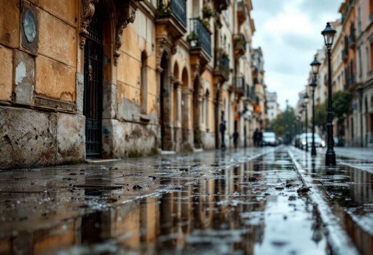 Infrastrutture danneggiate a Valencia dopo la dana