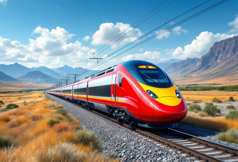Treno Ouigo in partenza da Madrid verso Andalucía