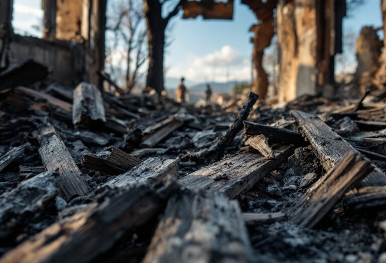Paris Hilton in visita alle vittime degli incendi a Los Ángeles