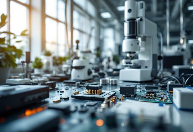 Imagen de tecnología Wooptix en el sector de semiconductores