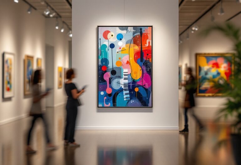 Immagine della mostra Parafrasando Sanremo che unisce arte e musica