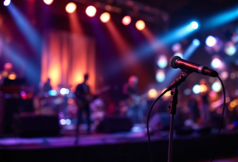 Artisti esibendosi durante la notte di covers a Sanremo 2025