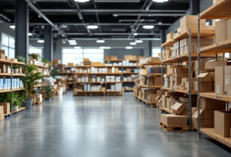 Rappresentazione della crisi del commercio internazionale
