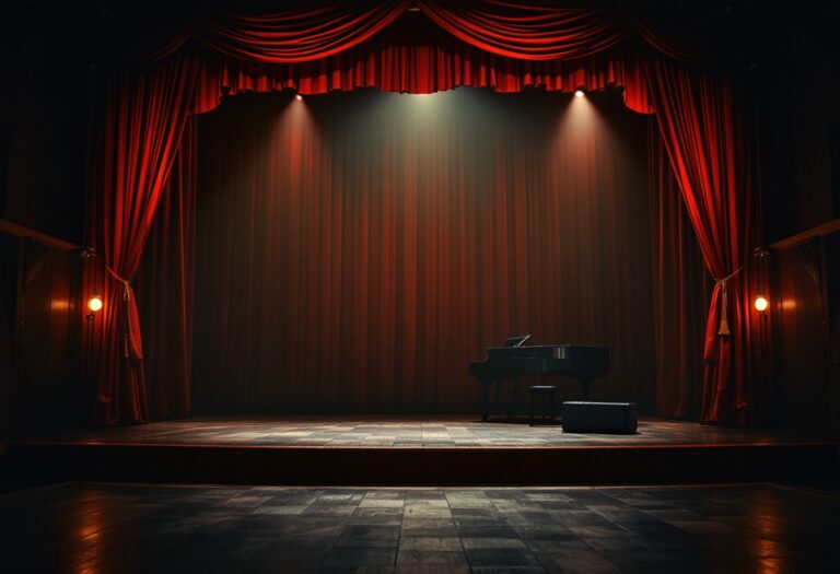 Cristicchi durante la sua performance a Sanremo 2023