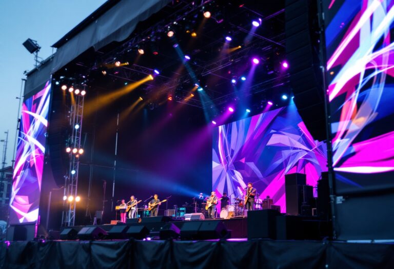 Immagine del Festival di Sanremo con elementi tradizionali e moderni