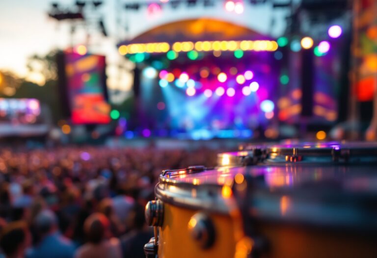 Immagine del festival FantaSanremo con artisti sul palco