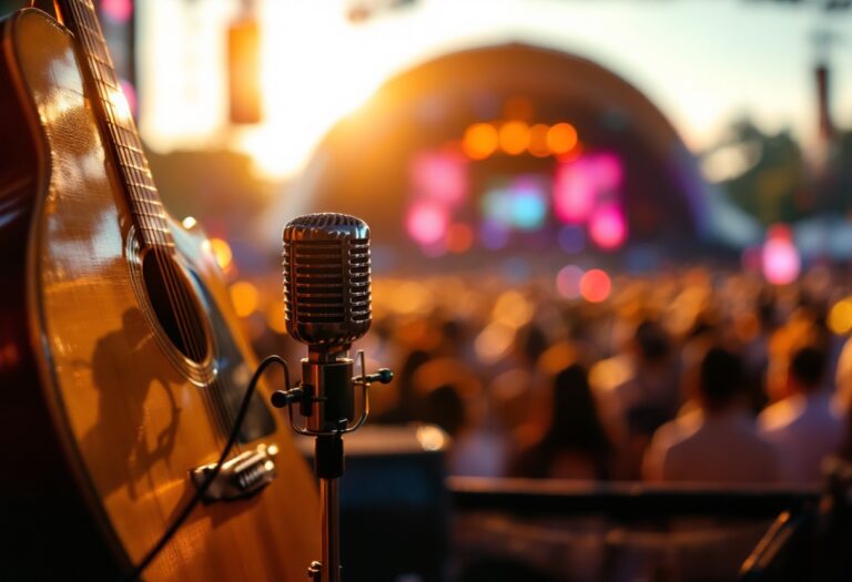 Fedez sul palco del Festival di Sanremo 2025