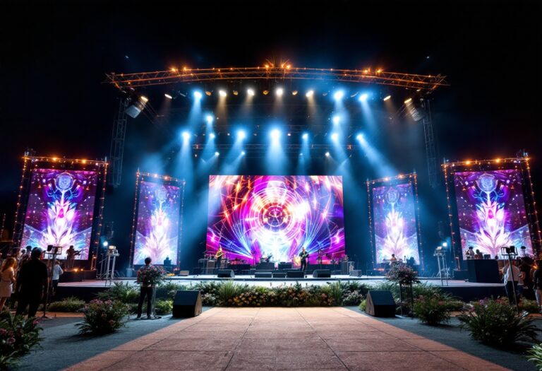 Immagine del Festival di Sanremo 2025 con artisti sul palco