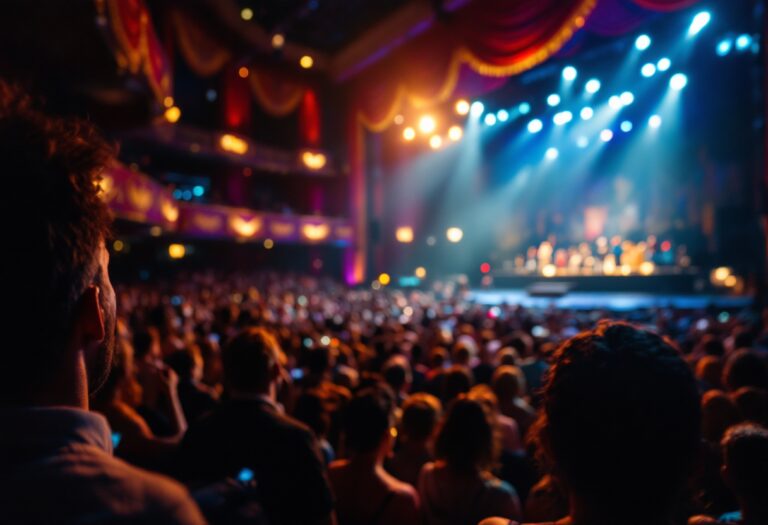 Immagine del Festival di Sanremo 2025 con artisti in gara