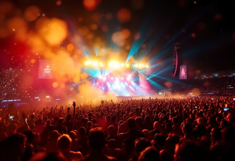 Immagine della seconda notte del Festival di Sanremo 2025