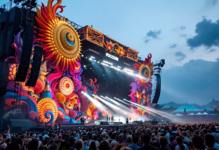 Immagine del 75° Festival di Canción Italiana in corso