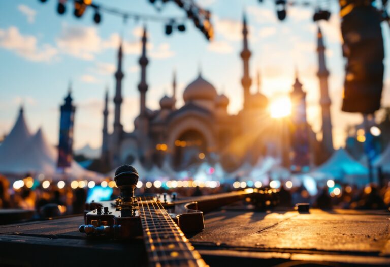 Immagine del Festival di Sanremo 2023 con artisti sul palco
