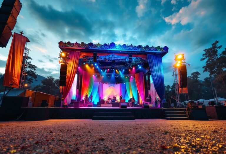 Immagine del Festival di Sanremo 2023 con artisti sul palco