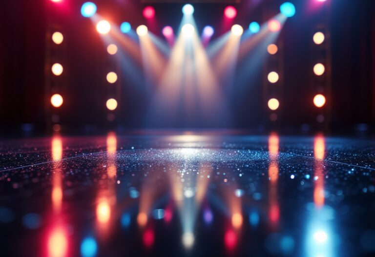 Artisti sul palco durante la seconda notte del Festival di Sanremo 2023