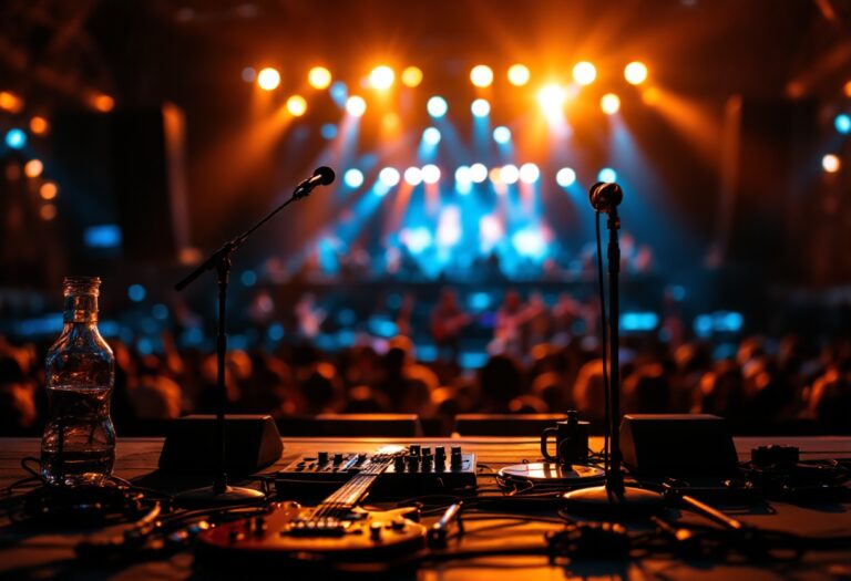 Immagine del Festival di Sanremo 2023 con artisti sul palco