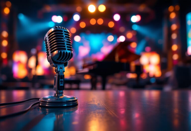 Artisti sul palco del festival di Sanremo 2024