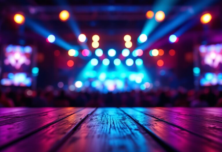Immagine del Festival di Sanremo 2024 con artisti sul palco