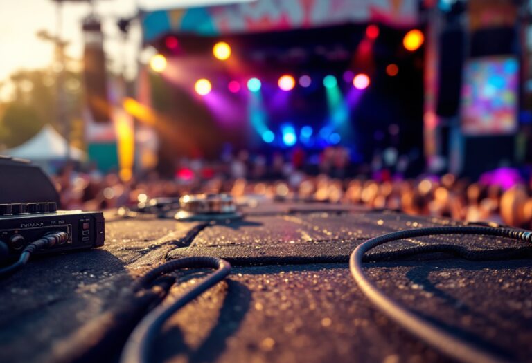 Immagine del Festival di Sanremo 2025 con artisti sul palco