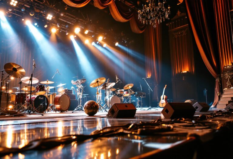 Immagine del Festival di Sanremo 2025 con artisti sul palco