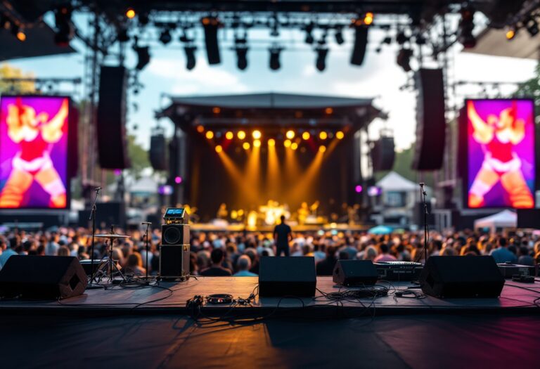 Immagine del Festival di Sanremo 2025 con artisti sul palco