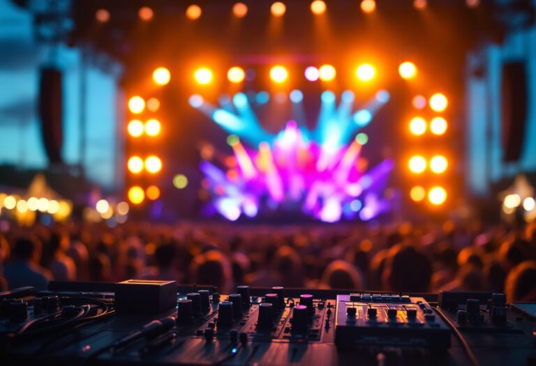 Immagine del Festival di Sanremo 2025 con artisti sul palco