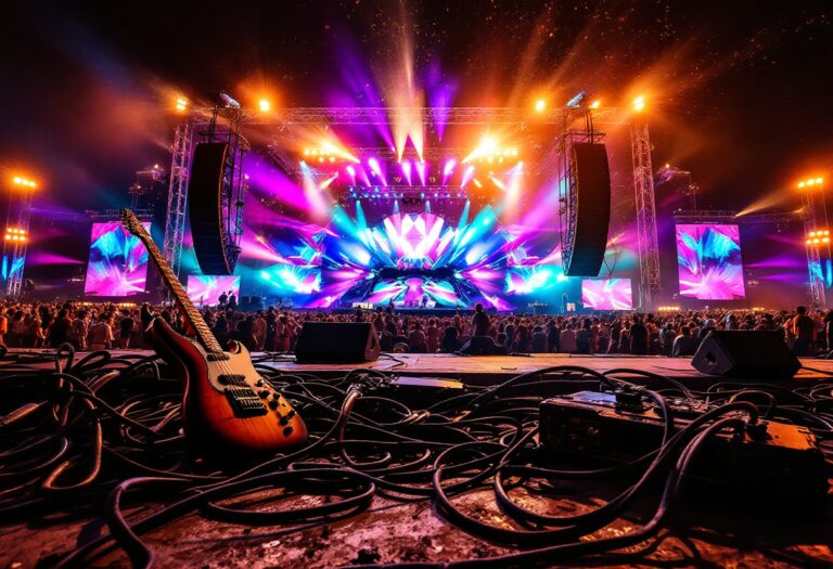 Immagine del Festival di Sanremo 2025 con artisti sul palco