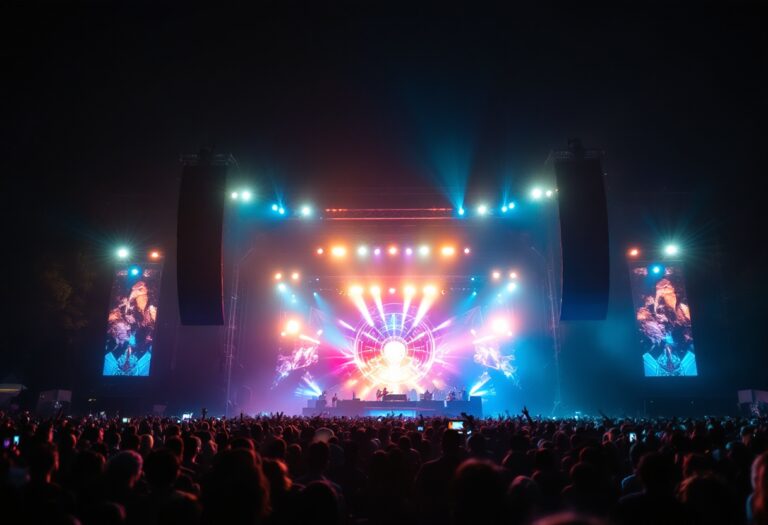Immagine del Festival di Sanremo 2025 con artisti sul palco