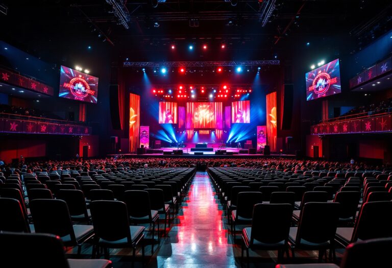 Immagine del Festival di Sanremo 2025 con artisti sul palco