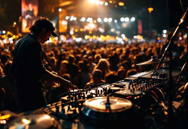Immagine del Festival di Sanremo 2025 con artisti sul palco