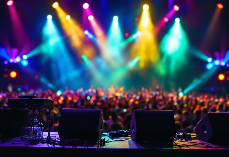 Immagine del Festival di Sanremo 2025 con atmosfera silenziosa