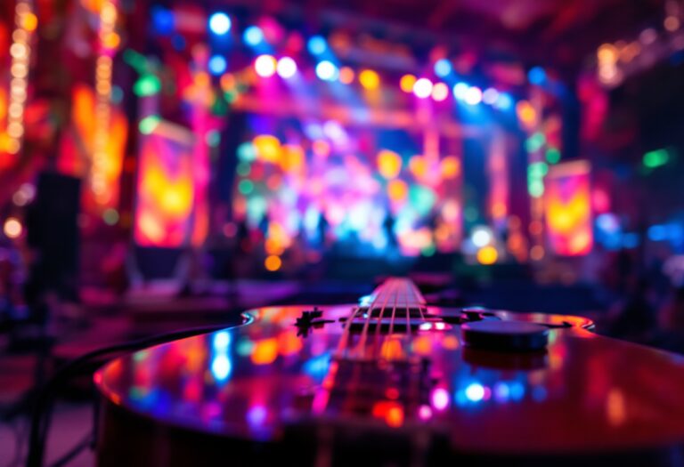 Immagine del Festival di Sanremo 2025 con artisti e pubblico