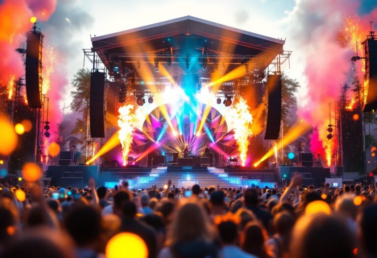 Immagine del Festival di Sanremo 2025 con artisti sul palco