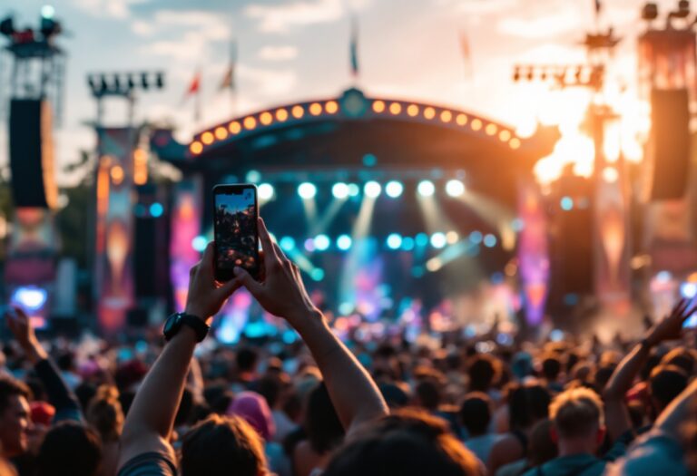 Immagine del Festival di Sanremo 2025 in diretta
