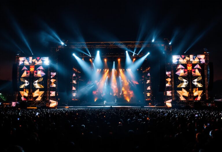 Immagine della prima notte del Festival di Sanremo 2025