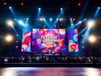 Immagine della seconda notte del Festival di Sanremo 2025